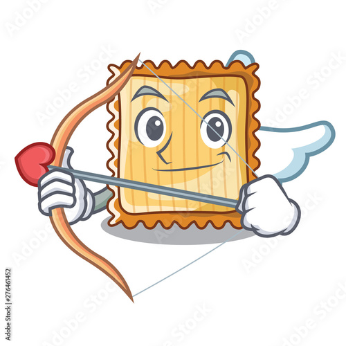 Cupid lasagne is put on character pan