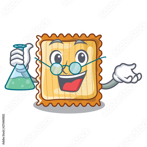 Professor lasagne isolated with in the cartoon