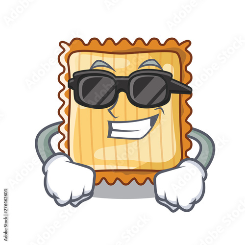 Super cool lasagne isolated with in the cartoon