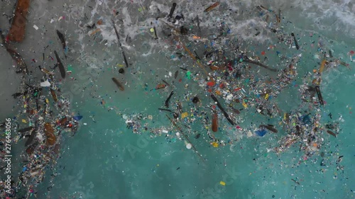 The worlds most polluted beach, Plastic marine debris. photo