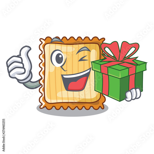 With gift lasagne is cooked in mascot oven