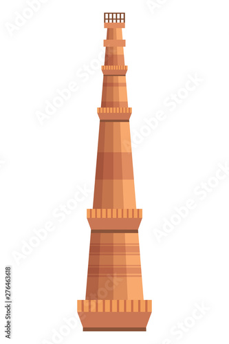 jama masjid famous tower icon