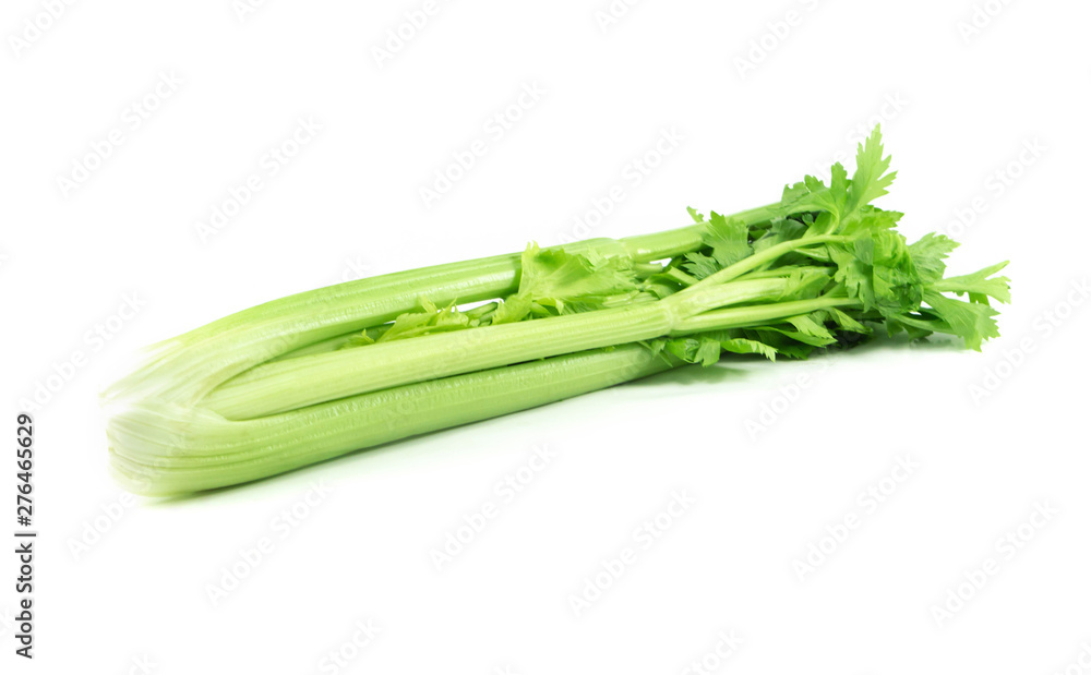 Fresh celery vegetable isolated on white background, food for health Fresh celery vegetable isolated on white background, food for health