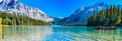 Emerald Lake,Yoho National Park in Canada,banner size photo