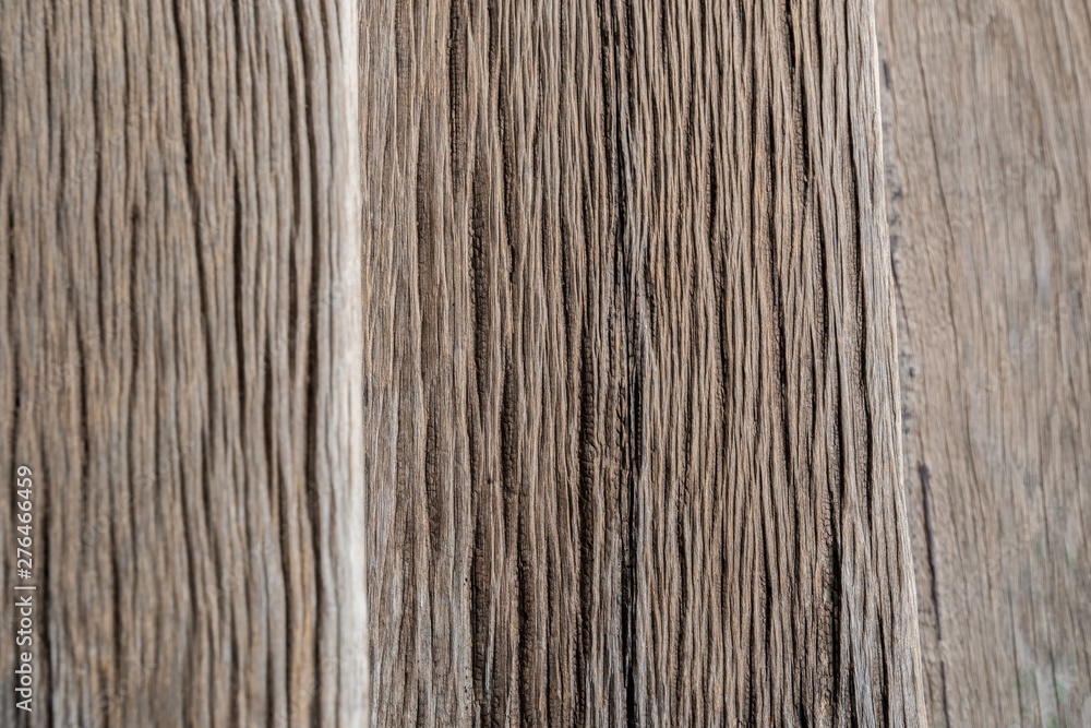 old wooden texture with selective focus.