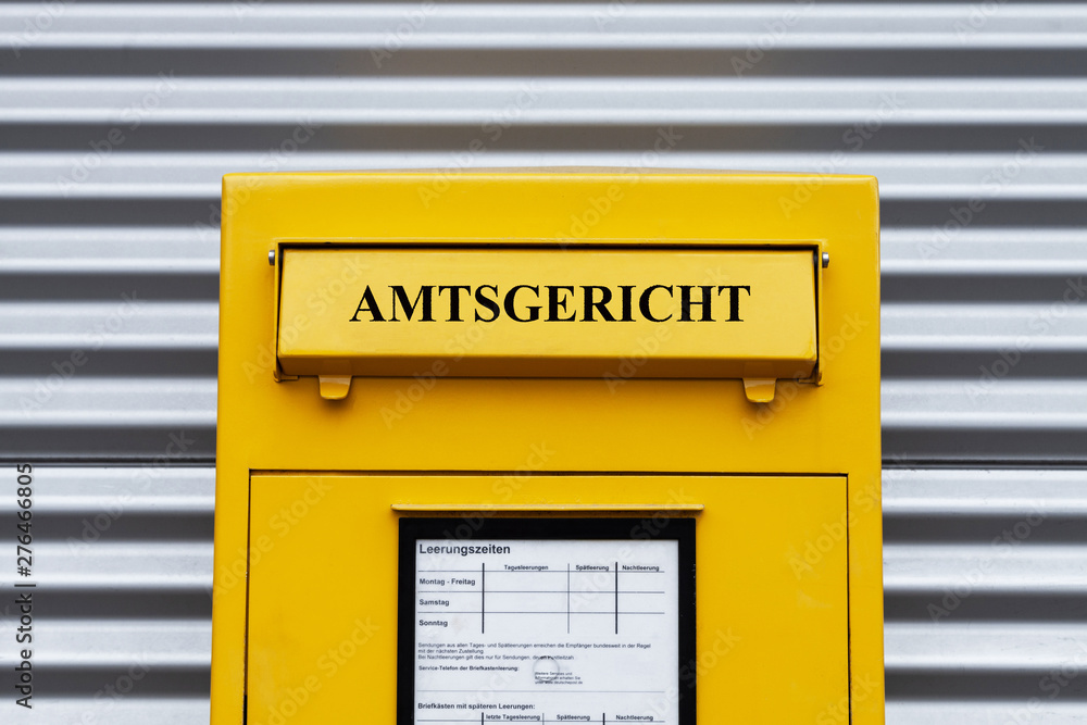 Amtsgericht Briefkasten