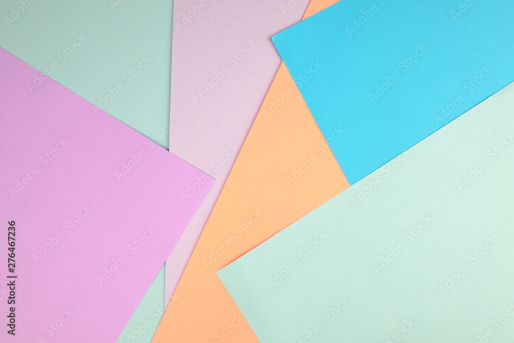 Сolorful paper blanks, Office concept. Empty space for design and text. Template for banners and posters Сolorful paper blanks, Office concept. Empty space for design and text. Template for banners and posters