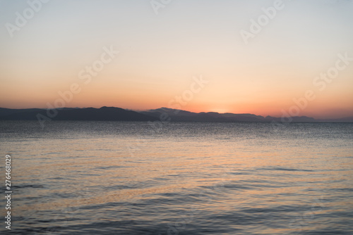 Sunrise over the Aegean Sea on Kos, Greece.  © Rosemary