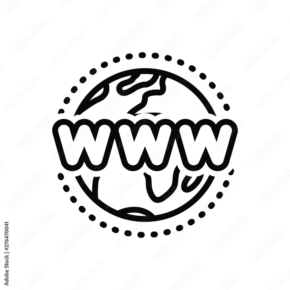 Black line icon for web Black line icon for web