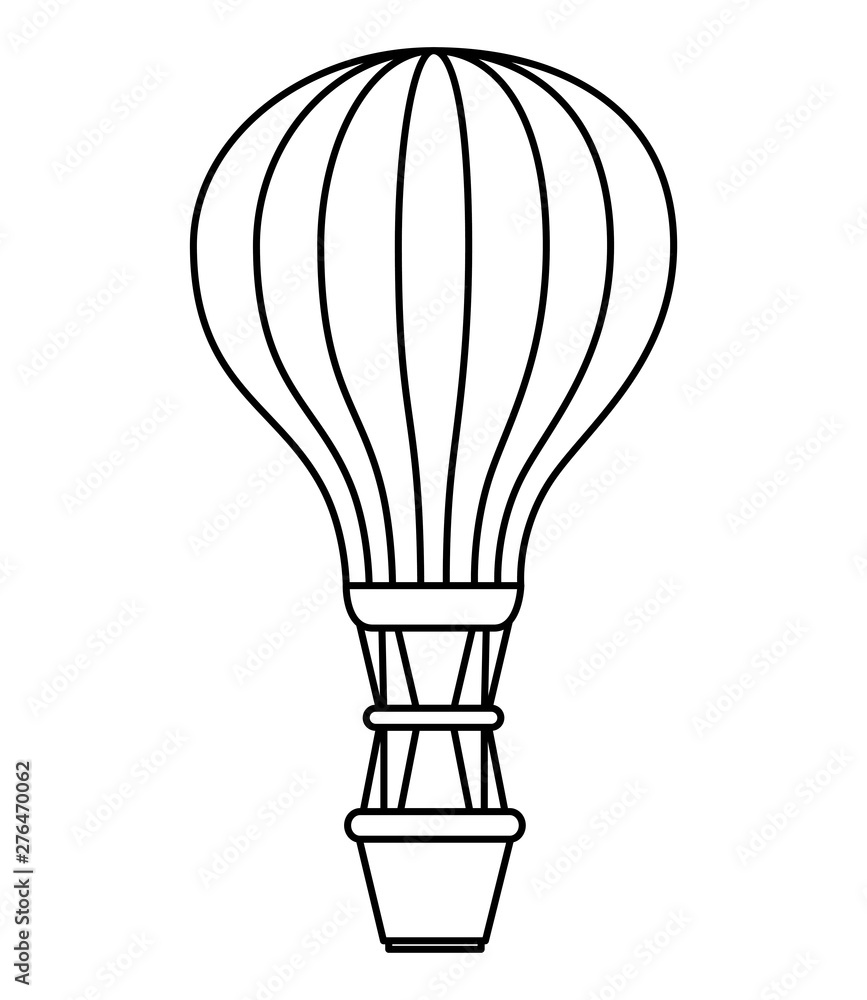 balloon air hot flying icon balloon air hot flying icon