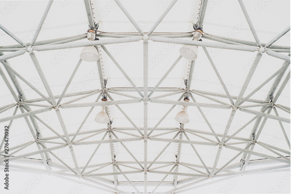 Fototapeta premium White stage ceiling mesh