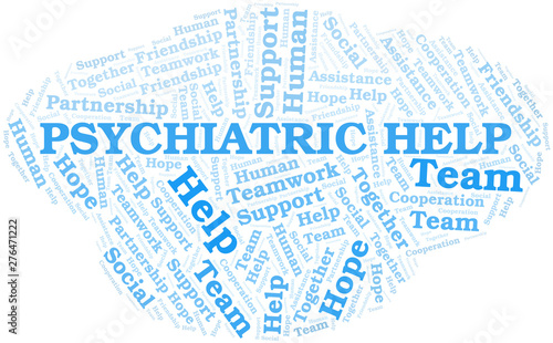 Psychiatric Help word cloud...