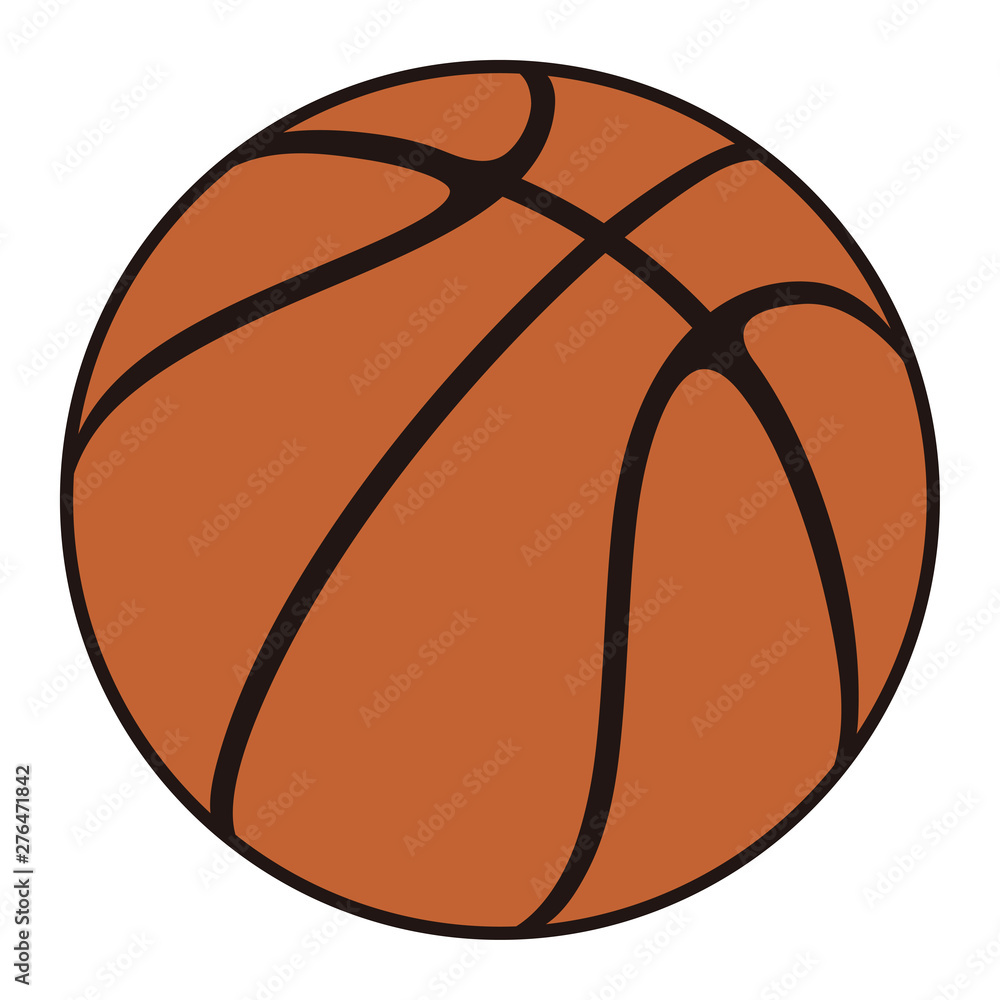 バスケットボールのボール Basketball ベクター イラスト Vector De Stock Adobe Stock