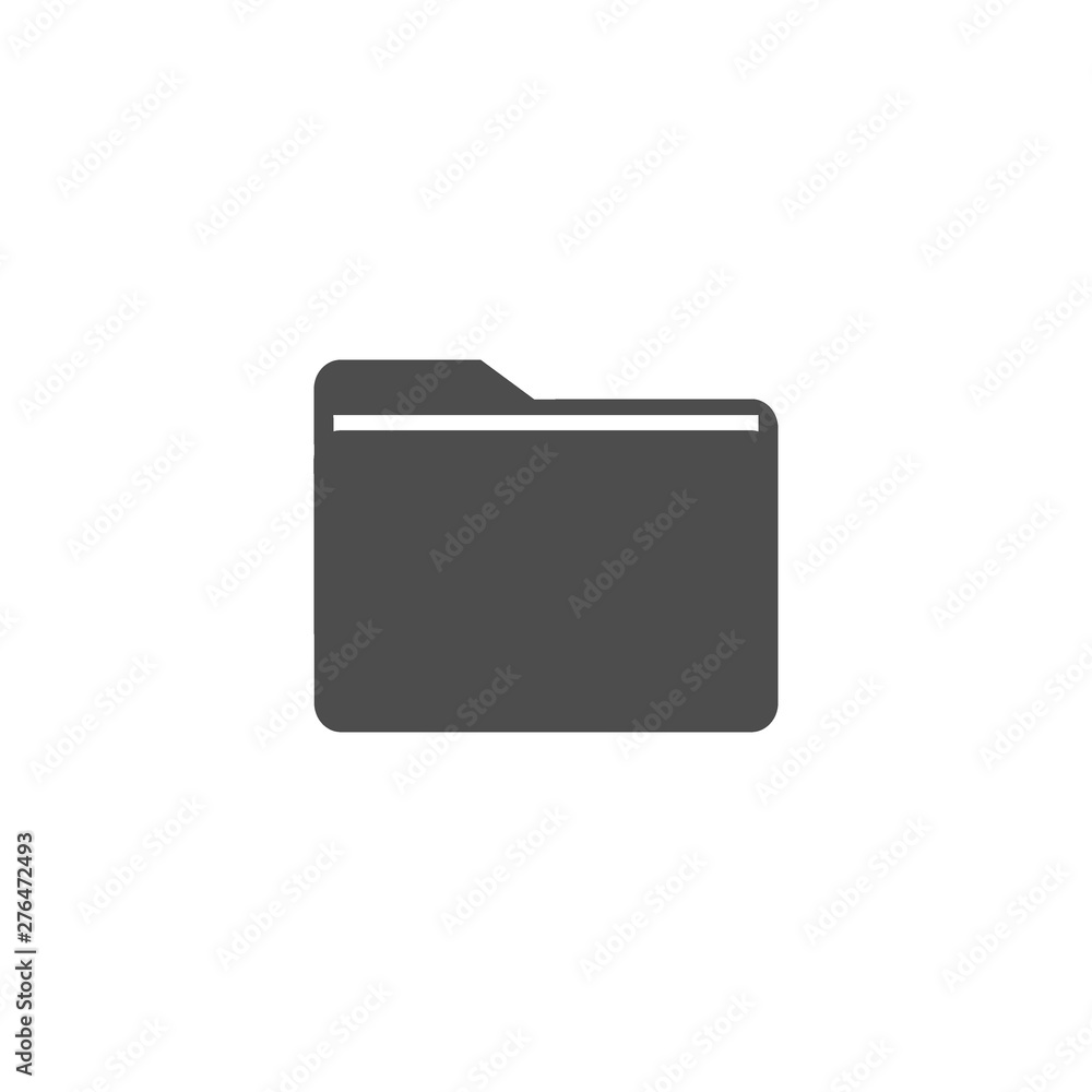 File, folder icon. Vector illustration, flat design. File, folder icon. Vector illustration, flat design.