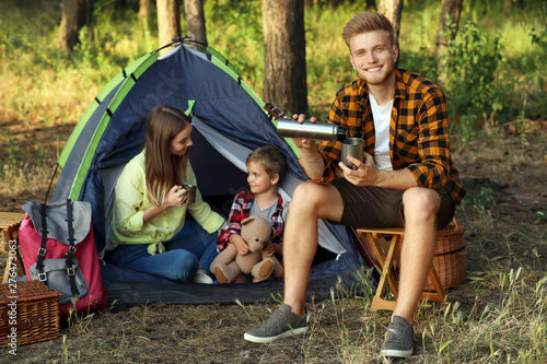 Happy family spending weeke...