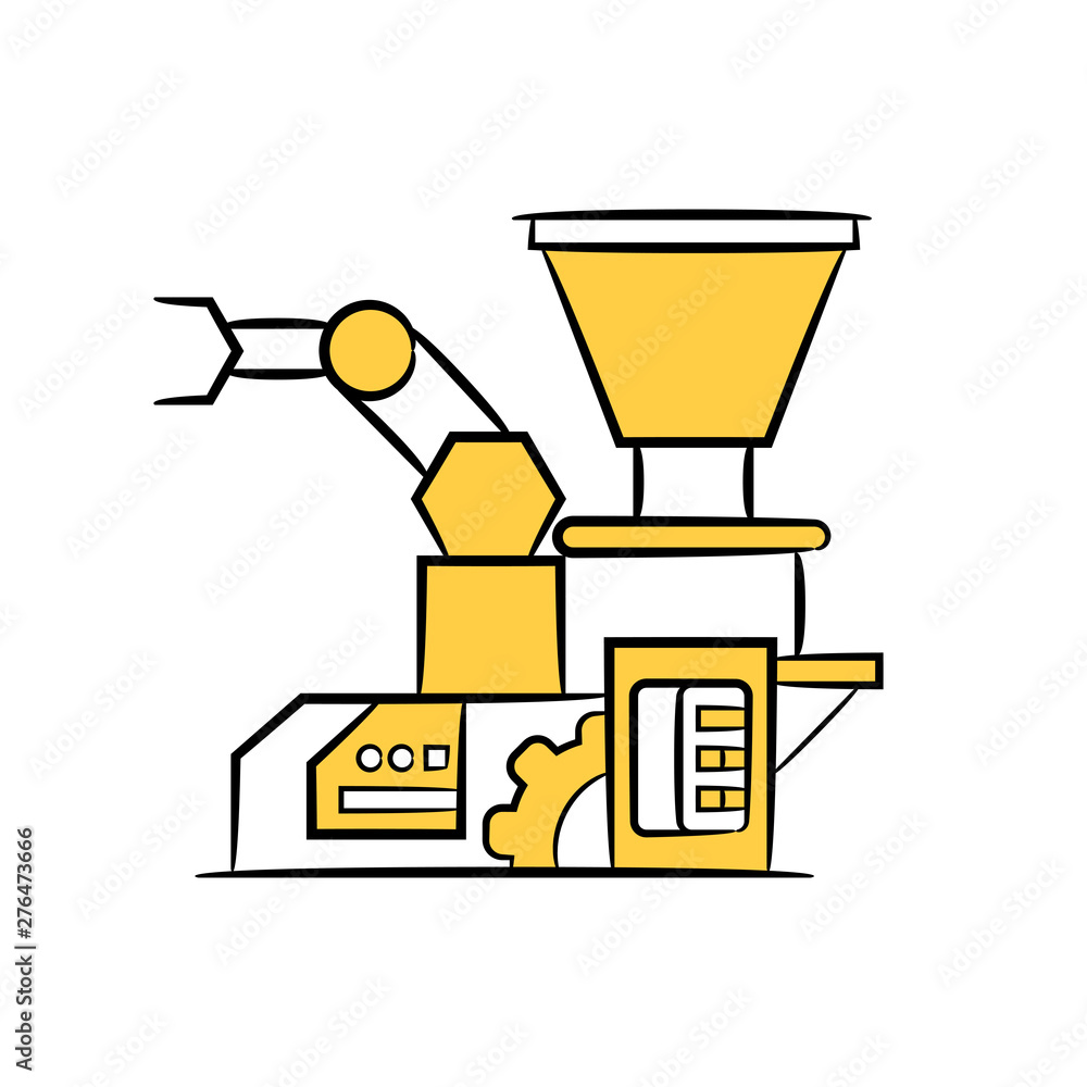 robotic arm and industrial machine robotic arm and industrial machine