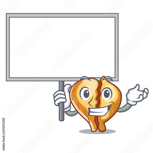 Bring board tortellini isolated with in the mascot