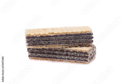 Wafers stick isolated on white background