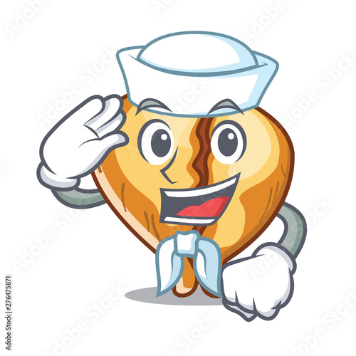 Sailor tortellini isolated with in the mascot