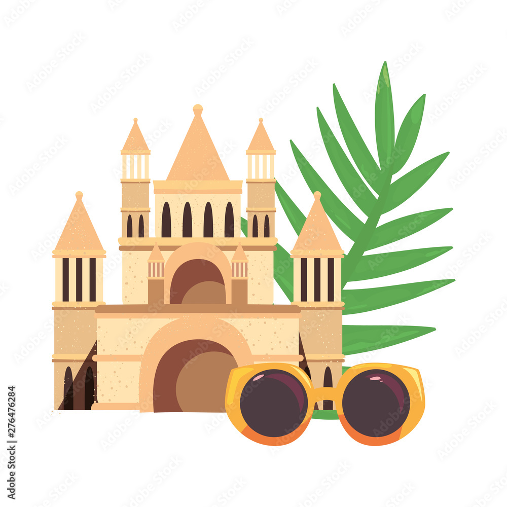 vacations tropical summer flat design vacations tropical summer flat design