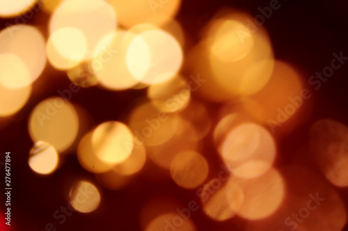 Abstract dark red and golden bokeh background holiday texture © Dana Kenedy