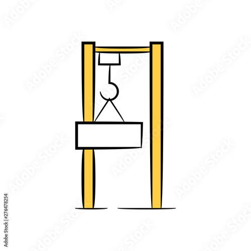 crane and hoist yellow theme