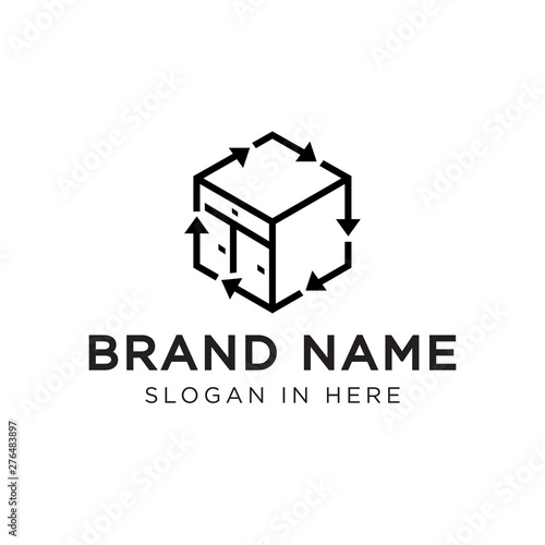 repair cabinet logo template design