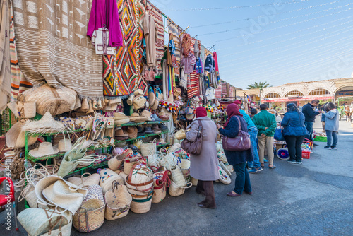 Medina quarter in Tozeur, Tunisia photo