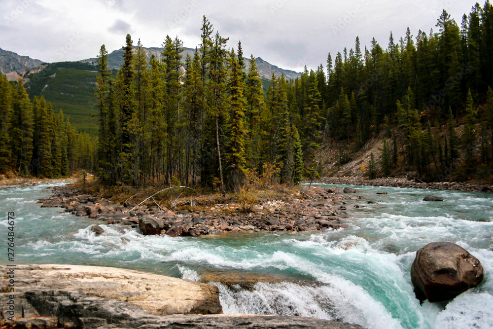 Sunwapta Falls in jasper national park, alberta, canada Sunwapta Falls in jasper national park, alberta, canada