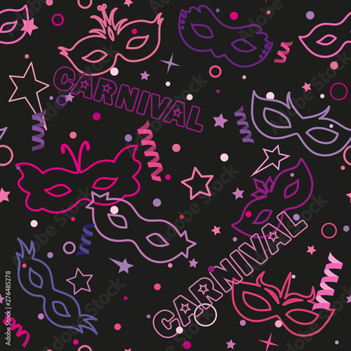 Carnival. Festive objects o...