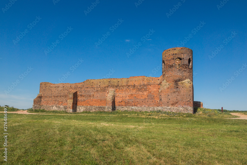 Ruins of a fortified castle in Kolo, Poland Ruins of a fortified castle in Kolo, Poland