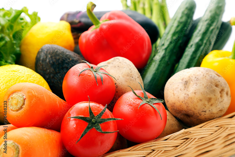 野菜　Vegetables on white background