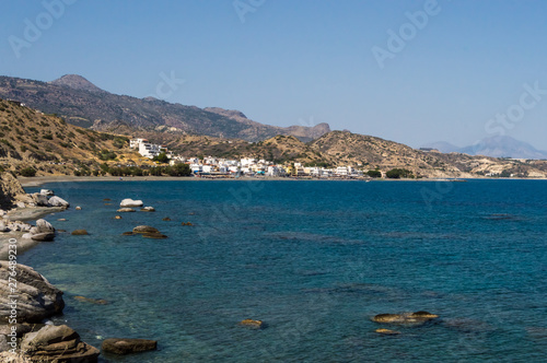 CRETE ISLAND, GREECE. Beach between Myrtos and Tertsa villages, on the "borders" of Heraklion