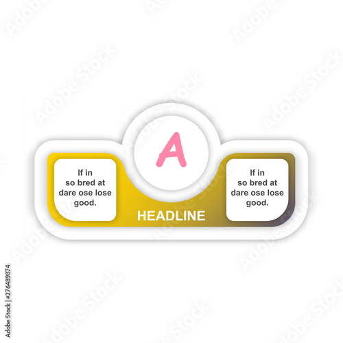 headliner sign. headliner paper origami speech bubble. headliner tag. headliner banner