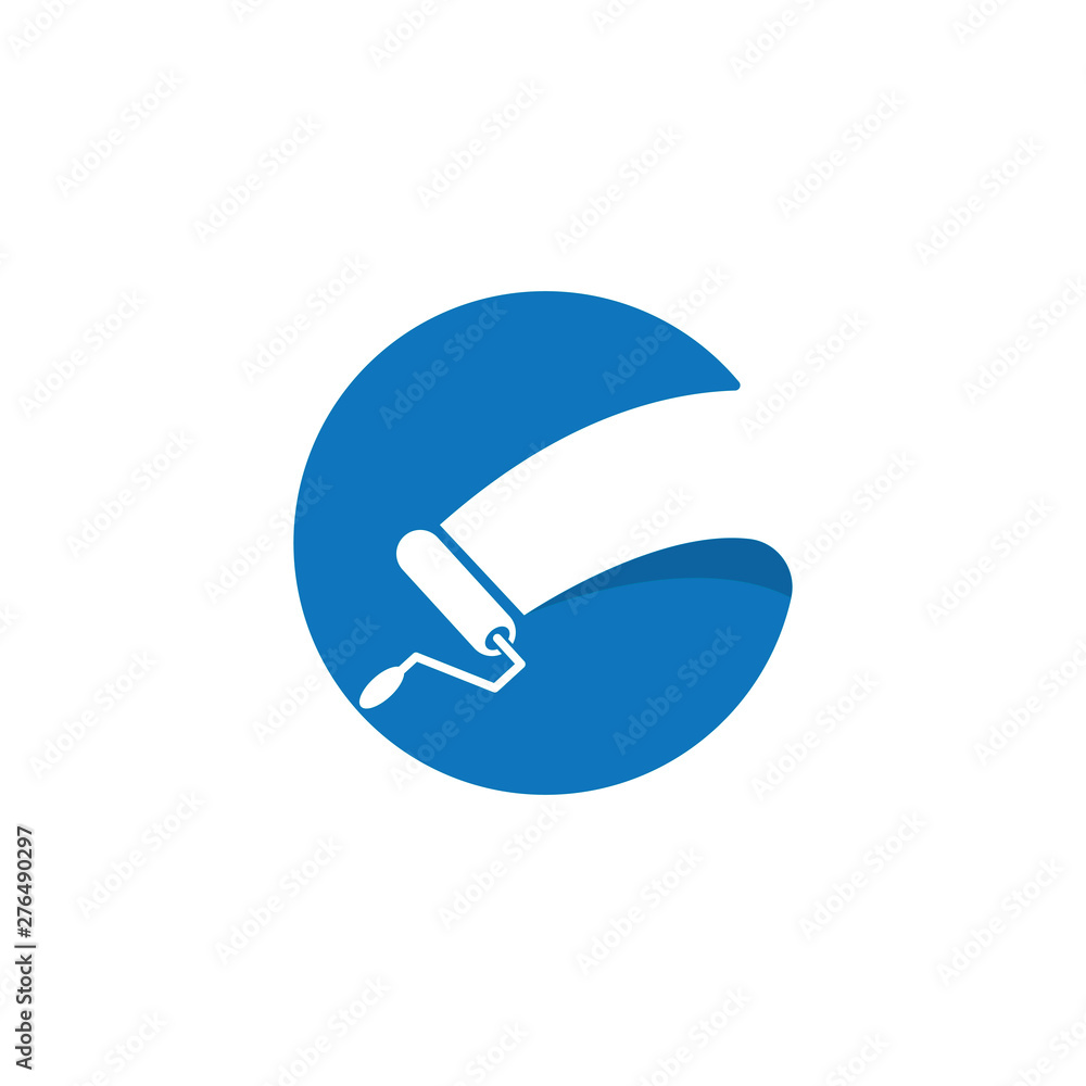 Paint brush Logo Template vector icon Illustration design Paint brush Logo Template vector icon Illustration design