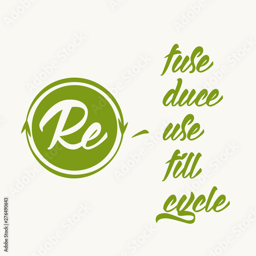 Foto Zero Waste background template