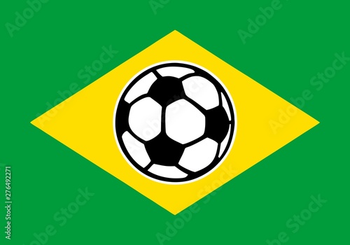 Brazil Soccer Flag