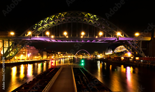 Three Bridges Newcastle upon Tyne Nightscape