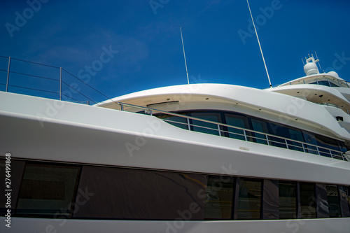 Luxury yacht, northern Mediterranean, Croatia, detail © Darko Horvatic