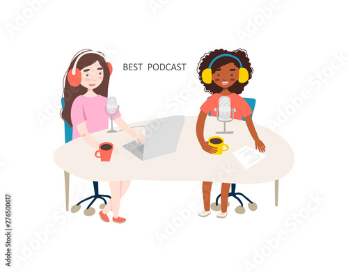 Isolated vector cartoon illustration.