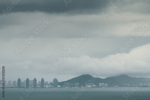 Sanya city before the typhoon