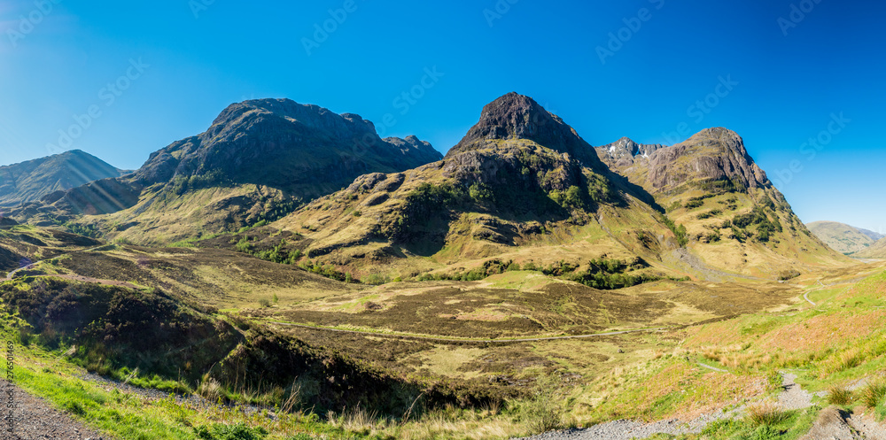 Three little sisters in Glencoe, Scotland Three little sisters in Glencoe, Scotland
