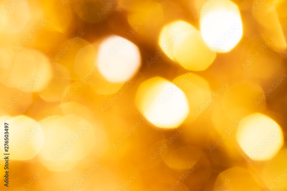 gold sparkle glitter abstract bokeh background Christmas - obrazy, fototapety, plakaty 