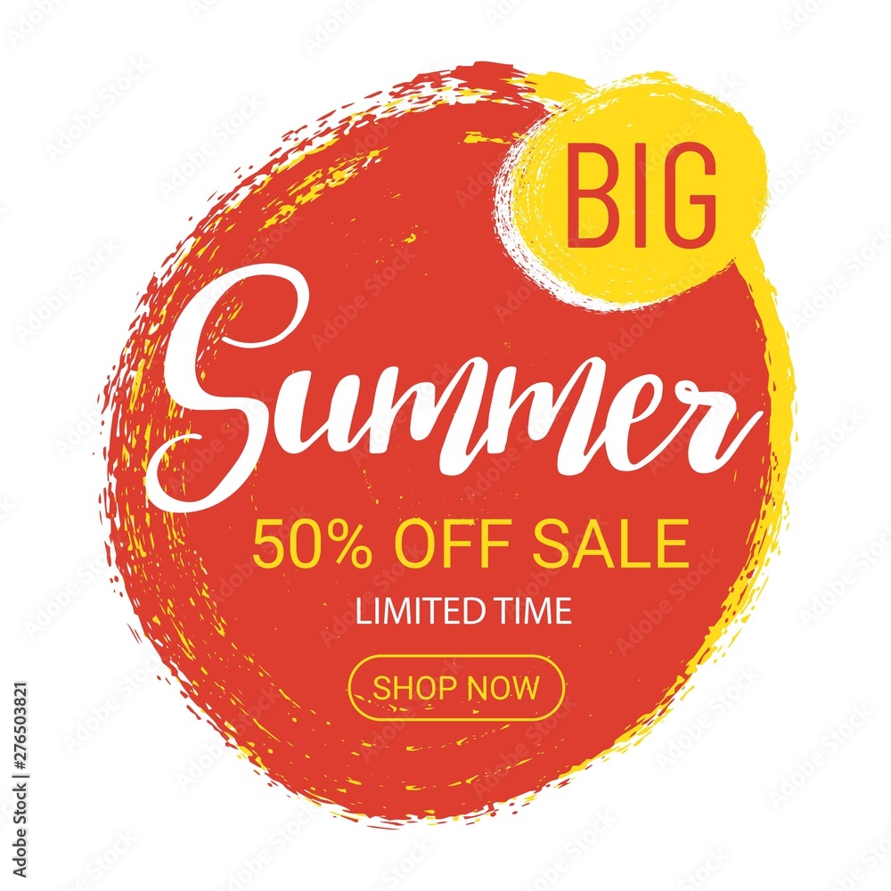 Summer Sale banner template design. Offer banner for shop,market Summer Sale banner template design. Offer banner for shop,market