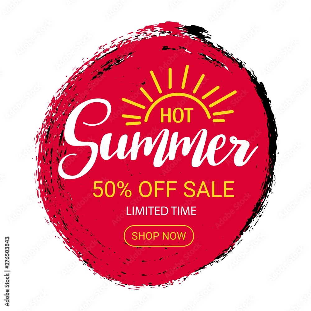 Summer Sale banner template design. Offer banner for shop,market Summer Sale banner template design. Offer banner for shop,market