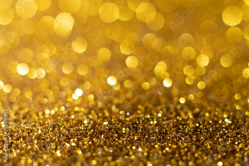 gold sparkle glitter abstract bokeh background Christmas