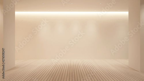 Space design for Reception office or lobby hotel artwork. Empty room design for artwork. 3D Illustration