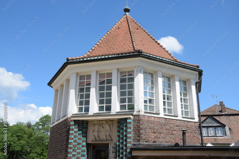 Haus auf der Mathildenhöhe in Darmstadt
