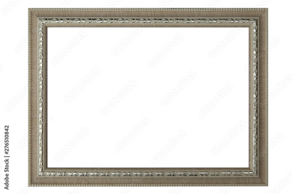 Picture frame or Portrait frame isolated on white background.Clipping path. Picture frame or Portrait frame isolated on white background.Clipping path.