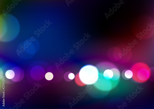 Abstract bokeh light colors background